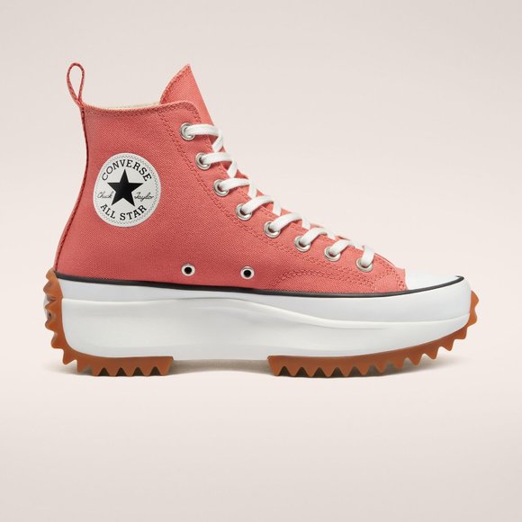 Converse Run Star Hike High Pink 171300C Shoes Sneakers Mens 6 Womens 7.… - Picture 3 of 12